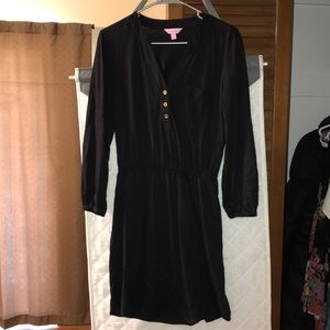 Lilly Pulitzer 100% Pima Cotton Long Sleeve Dress